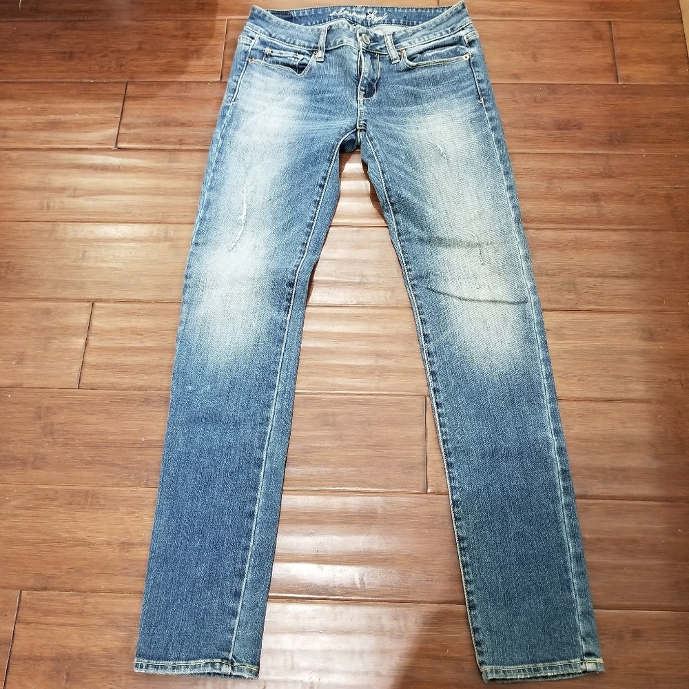 Denim Skinny Stretch Jeans by American Eagle - Picture 1 of 8